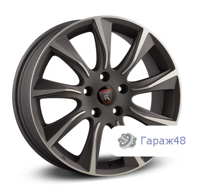 Yamato Samurai Kodjima no Yokohama R17 / 7J PCD 5x112 ET 40 ЦО 57.1 Литые Графит матовый с полированной лицевой поверхностью