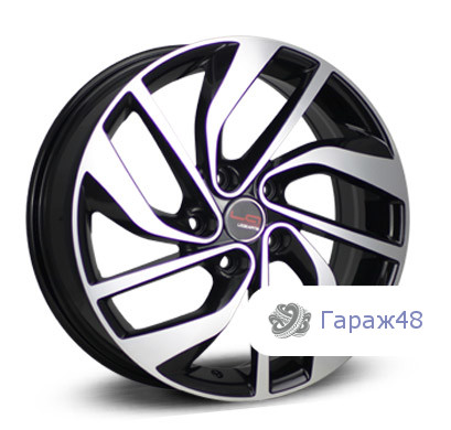 LegeArtis Concept-NS541 R17 / 6.5J PCD 5x114.3 ET 40 ЦО 66.1 Литые Черный с полированной лицевой поверхностью