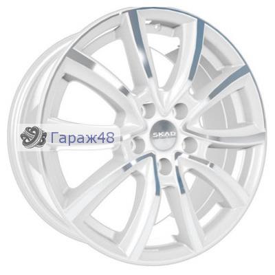 Skad Ontario R17 / 7J PCD 5x114.3 ET 50 ЦО 67.1 Литые Белый глянцевый с полированной лицевой поверхностью